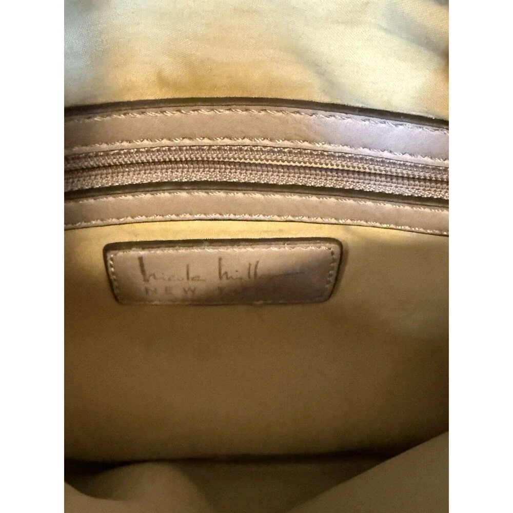 Nicole Miller  New York Purse Crossbody Light Purple Faux Leather